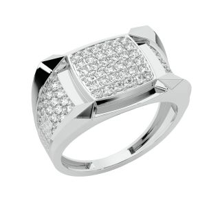 Katrin Round Diamond Ring For Men